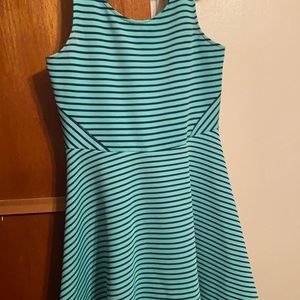 Teal and blue Dress by decree,size Lrg